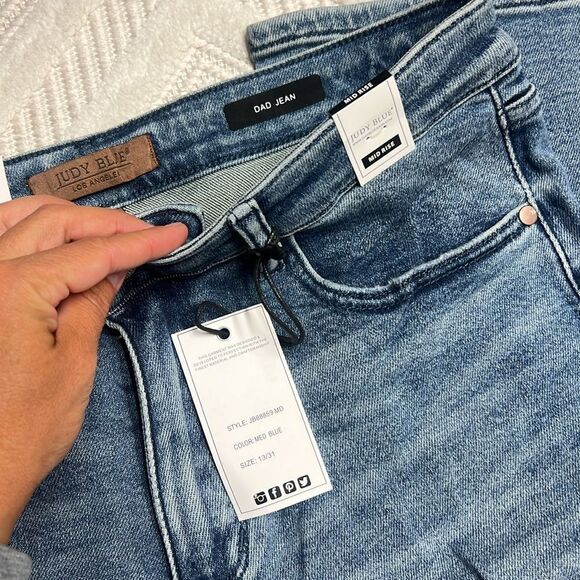 JUDY BLUE - Dad Jean - Mid Rise - Picture 4 of 9
